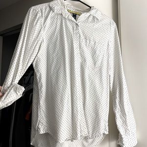 Super cute poka dot dress shirt